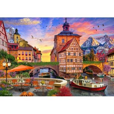 Bluebird Puzzle – Lago di Braies, Italy, 1000 Teile Puzzle – Sonnenuntergang am Pragser Wildsee in Italien – Erwachsenenpuzzle Bluebird Puzzle – Lago di Braies, Italy, 1000 Teile Puzzle – Sonnenuntergang am Pragser Wildsee in Italien – Erwachsenenpuzzle