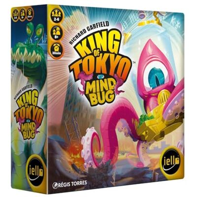 IELLO King of Tokyo: Mindbug Erweiterung, Brettspiel für 2-6 Spieler, ab 8 Jahren, IELLO King of Tokyo: Mindbug Erweiterung, Brettspiel für 2-6 Spieler, ab 8 Jahren,