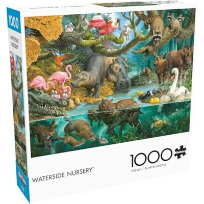 Buffalo Games Waterside Nursery – 1000-teiliges Puzzle für Erwachsene, herausforderndes Puzzle, perfekt für Spieleabende – fertige Größe 26,75 x 19,75 Buffalo Games Waterside Nursery – 1000-teiliges Puzzle für Erwachsene, herausforderndes Puzzle, perfekt für Spieleabende – fertige Größe 26,75 x 19,75
