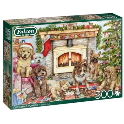 Jumbo Falcon de Luxe Christmas Puppies 500 Teile Jumbo Falcon de Luxe Christmas Puppies 500 Teile