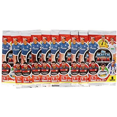 Topps Match Attax Bundesliga 2016/2017 10er Booster a 5 Karten = 50 Karten Trading Card Game Topps Match Attax Bundesliga 2016/2017 10er Booster a 5 Karten = 50 Karten Trading Card Game