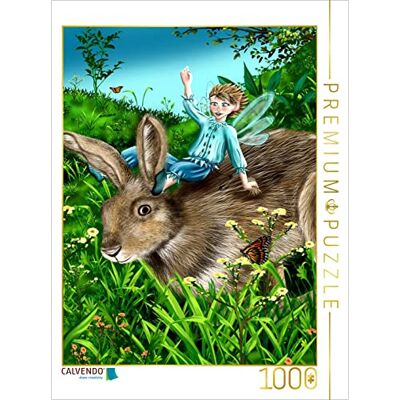 CALVENDO Puzzle Wiesen-Elf 1000 Teile Puzzle hoch Lege-Größe cm Foto-Puzzle für glückliche Stunden CALVENDO Puzzle Wiesen-Elf 1000 Teile Puzzle hoch Lege-Größe cm Foto-Puzzle für glückliche Stunden