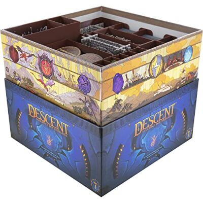 Feldherr Organizer + Schaumstoff-Set kompatibel mit Descent: Legenden der Finsternis Grundspielbox Feldherr Organizer + Schaumstoff-Set kompatibel mit Descent: Legenden der Finsternis Grundspielbox