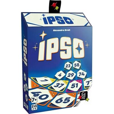 Gigamic IPSO – Gesellschaftsspiele – Kartenspiele ab 7 Jahren – Gesellschaftsspiel für Kinder, Familie und Freunde – 2 bis 6 Spieler – 15 Minuten – Abwerfen, Ersetzen und Scorez – französische Version Gigamic IPSO – Gesellschaftsspiele – Kartenspiele ab 7 Jahren – Gesellschaftsspiel für Kinder, Familie und Freunde – 2 bis 6 Spieler – 15 Minuten – Abwerfen, Ersetzen und Scorez – französische Version