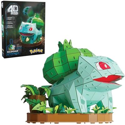 4D Build Pokémon Bisasam detailreiches 3D-Puzzle aus hochwertigem Karton, 195 Teile, leicht zu Bauen, ab 12 Jahren 4D Build Pokémon Bisasam detailreiches 3D-Puzzle aus hochwertigem Karton, 195 Teile, leicht zu Bauen, ab 12 Jahren