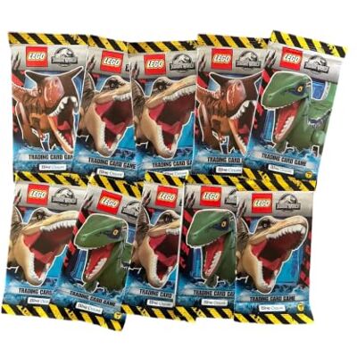 Lego Jurassic World Park Trading Card Game Serie 2, 10 Booster Packs 50 Karten, Sammelkartenspiel TCG deutsch Lego Jurassic World Park Trading Card Game Serie 2, 10 Booster Packs 50 Karten, Sammelkartenspiel TCG deutsch