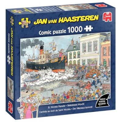 Jan van Haasteren Der Nikolaus kommt! Puzzle 1000 Teile, ab 12 Jahre Weihnachten Jan van Haasteren Der Nikolaus kommt! Puzzle 1000 Teile, ab 12 Jahre Weihnachten
