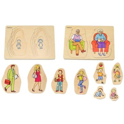 Hape Beleduc 17052 Lagenpuzzle Oma & Opa Hape Beleduc 17052 Lagenpuzzle Oma & Opa