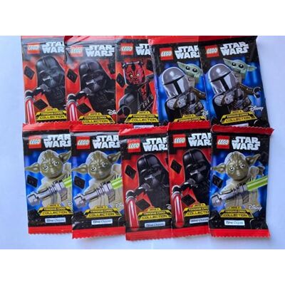 Lego 10x Booster Pack Star Wars Trading Card Game Serie 3 Blue Ocean 50 Karten verpackt in Tüte Lego 10x Booster Pack Star Wars Trading Card Game Serie 3 Blue Ocean 50 Karten verpackt in Tüte