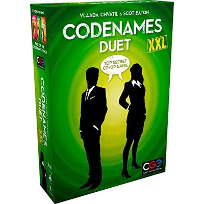 Czech Games Edition CGE00053 Codenames Duet XXL, Mixed Colours Czech Games Edition CGE00053 Codenames Duet XXL, Mixed Colours