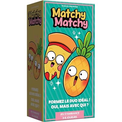 Asmodee Matchy Matchy – Cocktail Games – lustiges Gesellschaftsspiel – Party Game Familie und Freunde – ab 10 Jahren – 3 bis 8 Spieler – 30 Minuten – französische Version Asmodee Matchy Matchy – Cocktail Games – lustiges Gesellschaftsspiel – Party Game Familie und Freunde – ab 10 Jahren – 3 bis 8 Spieler – 30 Minuten – französische Version