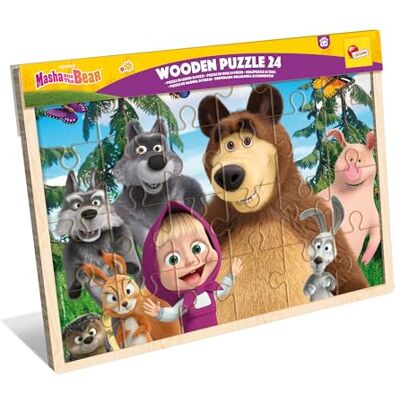 Liscianigiochi Lisciani Holzpuzzle MASHA UND MICHKA Für Kinder ab 1 Jahr 24 Teile aus Holz Leicht zusammensetzbares Puzzle Sehr große Teile Kinderspielzeug Entwickelt Feinmotorik 1-4 Jahre alt Liscianigiochi Lisciani Holzpuzzle MASHA UND MICHKA Für Kinder ab 1 Jahr 24 Teile aus Holz Leicht zusammensetzbares Puzzle Sehr große Teile Kinderspielzeug Entwickelt Feinmotorik 1-4 Jahre alt