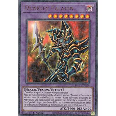 TCG HAC1-DE018 Dunkler Paladin Duel Terminal Ultra Rare Deutsch 1. Auflage im Set mit Ultrapro Toploader Yugioh TCG HAC1-DE018 Dunkler Paladin Duel Terminal Ultra Rare Deutsch 1. Auflage im Set mit Ultrapro Toploader Yugioh