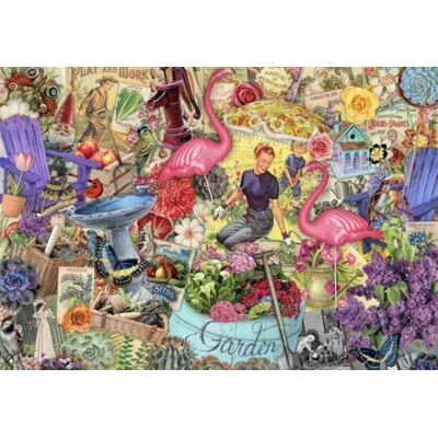 Grafika Puzzle 1000 Teile Garten Collage Grafika Puzzle 1000 Teile Garten Collage
