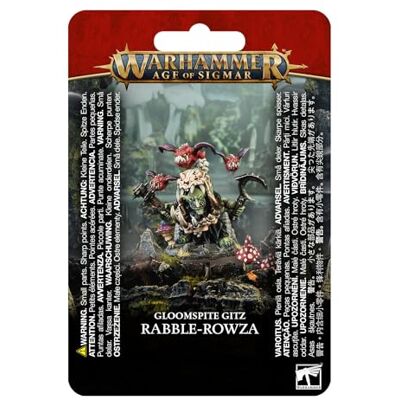 Games Workshop Age of Sigmar Gloomspite Gitz: Rabble-Rowza, Schwarz Games Workshop Age of Sigmar Gloomspite Gitz: Rabble-Rowza, Schwarz