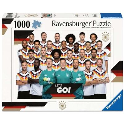 Ravensburger Puzzle 12001836 1000 Teile DFB Nationalmannschaft Fußball-WM 2026-1000 Teile Fußball Puzzle Geschenke für Erwachsene und Kinder ab 14 Jahren Ravensburger Puzzle 12001836 1000 Teile DFB Nationalmannschaft Fußball-WM 2026-1000 Teile Fußball Puzzle Geschenke für Erwachsene und Kinder ab 14 Jahren