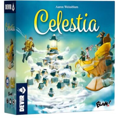 Devir – Celestia, Brettspiel für fantastische Abenteuer und Luftforschung, Glück, Verwaltung von Karten und Würfeln, Familie und Freizeit, spanische Version (BGCELEPS) Devir – Celestia, Brettspiel für fantastische Abenteuer und Luftforschung, Glück, Verwaltung von Karten und Würfeln, Familie und Freizeit, spanische Version (BGCELEPS)