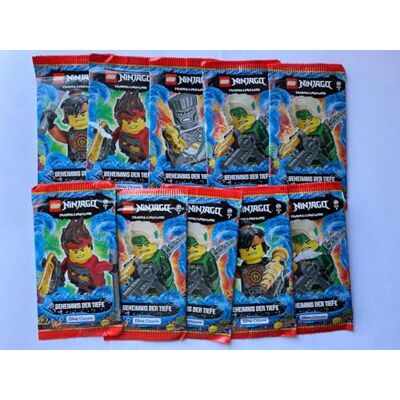 Lego 10x Booster Pack Ninjago Geheimnis der Tiefe 50 Karten Blue Ocean verpackt in Tüte Lego 10x Booster Pack Ninjago Geheimnis der Tiefe 50 Karten Blue Ocean verpackt in Tüte