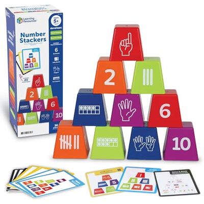 Learning Resources Zahlen Stapelbecher Lernspiel, Mathematik Spiel, Zählen, Addition & Subtraktion, Vorschule & Grundschule, Feinmotorik fördern, Montessori Lernspielzeug, ab 5 Jahren Learning Resources Zahlen Stapelbecher Lernspiel, Mathematik Spiel, Zählen, Addition & Subtraktion, Vorschule & Grundschule, Feinmotorik fördern, Montessori Lernspielzeug, ab 5 Jahren