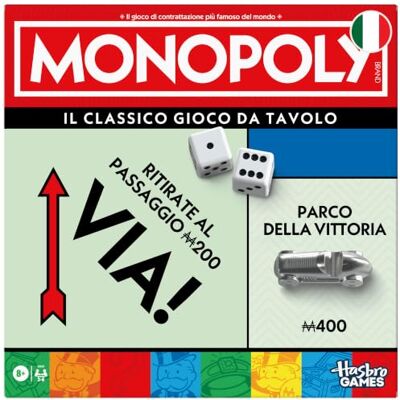 Hasbro Monopoly Classico - Brettspiel Hasbro Monopoly Classico - Brettspiel