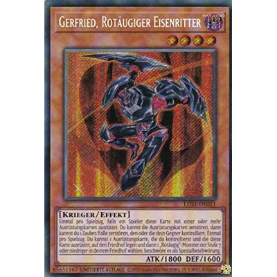 TCG LDS1-DE011 Gerfried, Rotäugiger Eisenritter Secret Rare Deutsch 1. Auflage TCG LDS1-DE011 Gerfried, Rotäugiger Eisenritter Secret Rare Deutsch 1. Auflage