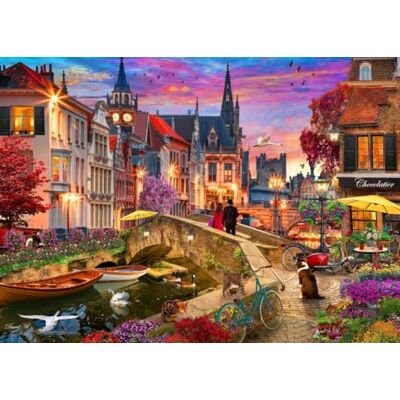 Bluebird Puzzle 1000 Teile Abend auf dem Kanal Bluebird Puzzle 1000 Teile Abend auf dem Kanal