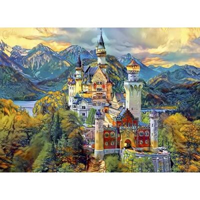 Bluebird Neuschwanstein Schloss - 1000 Teile Puzzle Bluebird Neuschwanstein Schloss - 1000 Teile Puzzle