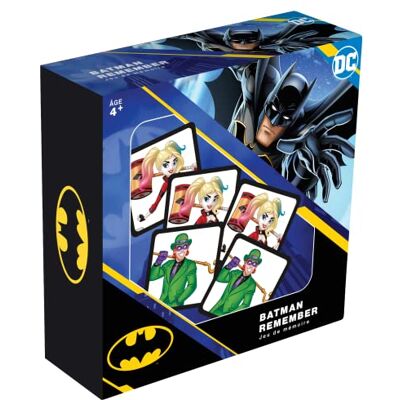 Topi Games Batman Remember Spiel Gesellschaftsspiel zum Gedächtnis und Abzug findet versteckte Karten und stellt die Herausforderung ab 2 Schwierigkeitsstufen 2 bis 8 Spieler Geschenkidee Topi Games Batman Remember Spiel Gesellschaftsspiel zum Gedächtnis und Abzug findet versteckte Karten und stellt die Herausforderung ab 2 Schwierigkeitsstufen 2 bis 8 Spieler Geschenkidee