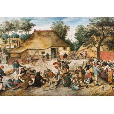 Grafika Puzzle 1000 Teile Brueghel Le Repas de Noce, 1568 Grafika Puzzle 1000 Teile Brueghel Le Repas de Noce, 1568