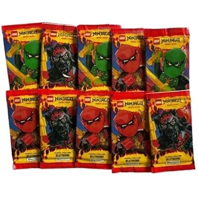 Lego Serie 10 Ninjago Dragons Rising 10x Booster Packs insgesamt 60 Karten Sammelkartenspiel TCG Lego Serie 10 Ninjago Dragons Rising 10x Booster Packs insgesamt 60 Karten Sammelkartenspiel TCG