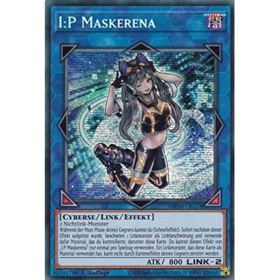 TCG MP20-DE178 I:P Maskerena Prismatic Secret Rare DE im Set mit Ultrapro Toploader Yugioh TCG MP20-DE178 I:P Maskerena Prismatic Secret Rare DE im Set mit Ultrapro Toploader Yugioh