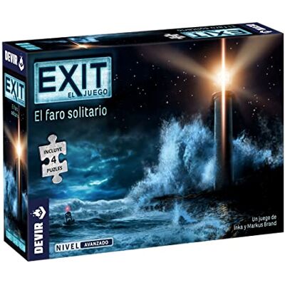 Devir Exit Puzzle: Der Leuchtturm Solitaire, Brettspiel, Escape Room, Brettspiel mit Freunden, Brettspiele 2 Spieler (BGEXITPZ2) Devir Exit Puzzle: Der Leuchtturm Solitaire, Brettspiel, Escape Room, Brettspiel mit Freunden, Brettspiele 2 Spieler (BGEXITPZ2)