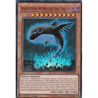 TCG LC5D-DE149 Erdgebundener Unsterblicher Chacu Challhua Super Rare Deutsch 1. Auflage im Set mit Ultrapro Toploader Yugioh TCG LC5D-DE149 Erdgebundener Unsterblicher Chacu Challhua Super Rare Deutsch 1. Auflage im Set mit Ultrapro Toploader Yugioh