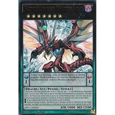 Konami MP17-DE205 Buntäugiger Wutdrache Ultra Rare DE im Set mit Ultrapro Toploader Yugioh Konami MP17-DE205 Buntäugiger Wutdrache Ultra Rare DE im Set mit Ultrapro Toploader Yugioh