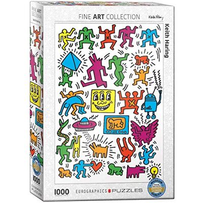 EuroGraphics 1000 Teile Keith Haring Collage, mehrfarbig, EG60005513 EuroGraphics 1000 Teile Keith Haring Collage, mehrfarbig, EG60005513