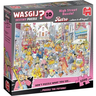 Wasgij Retro Destiny 10 Ärger auf der Hauptstraße, 1000-Teile-Puzzle Anspruchsvolles, Kniffliges – Für Erwachsene 100% Recycelter Karton – Einzigartiges Weihnachts & Geburtstagsgeschenk Wasgij Retro Destiny 10 Ärger auf der Hauptstraße, 1000-Teile-Puzzle Anspruchsvolles, Kniffliges – Für Erwachsene 100% Recycelter Karton – Einzigartiges Weihnachts & Geburtstagsgeschenk