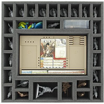 Feldherr Schaumstoff-Set kompatibel mit Zombicide Wulfsburg Brettspielbox Feldherr Schaumstoff-Set kompatibel mit Zombicide Wulfsburg Brettspielbox