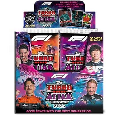 Topps Turbo Attax Formula 1 2023, Trading Cards Display Box (Display Box) Topps Turbo Attax Formula 1 2023, Trading Cards Display Box (Display Box)