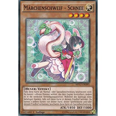 Konami MP17-DE091 Märchenschweif Schnee Common DE im Set mit Ultrapro Toploader Yugioh Konami MP17-DE091 Märchenschweif Schnee Common DE im Set mit Ultrapro Toploader Yugioh