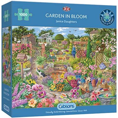 Gibsons Garden in Bloom 1000-teilige Puzzle - Puzzel Gibsons Garden in Bloom 1000-teilige Puzzle - Puzzel