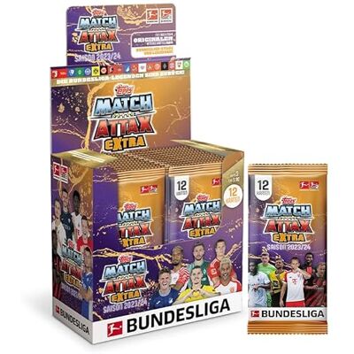 Topps Bundesliga Match Attax Extra 2024 Display Box 24 Päckchen pro Box (288 Bundesliga Match Attax Extra Karten). Topps Bundesliga Match Attax Extra 2024 Display Box 24 Päckchen pro Box (288 Bundesliga Match Attax Extra Karten).