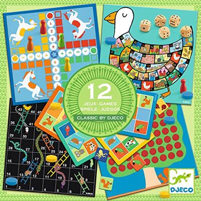 Djeco DJ05218 Klassische Spiele, gemischt Djeco DJ05218 Klassische Spiele, gemischt