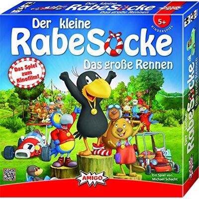 AMIGO 05320 Kleiner Rabe Socke Das große Rennen, Brettspiel AMIGO 05320 Kleiner Rabe Socke Das große Rennen, Brettspiel