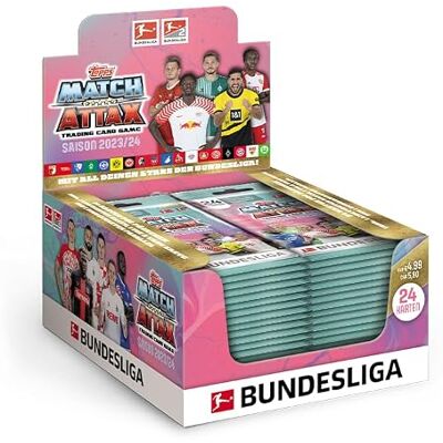 Topps Bundesliga Match Attax 23/24 Fatpack Box (14 Päckchen / 336 Karten) Topps Bundesliga Match Attax 23/24 Fatpack Box (14 Päckchen / 336 Karten)