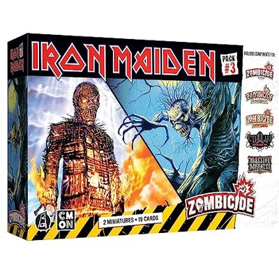 CMON Zombicide Iron Maiden Character Pack #3 – Set von Iron Maiden Miniaturen, kompatibel mit Zombicide 2nd Edition, ab 14 Jahren, 1–6 Spieler, 60 Minuten Spielzeit, hergestellt von CMON Zombicide Iron Maiden Character Pack #3 – Set von Iron Maiden Miniaturen, kompatibel mit Zombicide 2nd Edition, ab 14 Jahren, 1–6 Spieler, 60 Minuten Spielzeit, hergestellt von