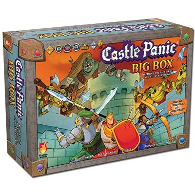 Fireside Games Castle Panic Big Box 2e Game for Adults and Family Cooperative Board Game Ages 8+ for 1 to 6 Players Average Playtime 45 Minutes Made by Fireside Games Castle Panic Big Box 2e Game for Adults and Family Cooperative Board Game Ages 8+ for 1 to 6 Players Average Playtime 45 Minutes Made by