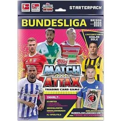 Topps Bundesliga Match Attax Fußball-Sammelkarten 2022/23 Starterpack Topps Bundesliga Match Attax Fußball-Sammelkarten 2022/23 Starterpack