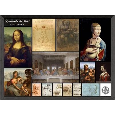 Grafika Puzzle 2000 Teile Leonardo da Vinci Collage Grafika Puzzle 2000 Teile Leonardo da Vinci Collage