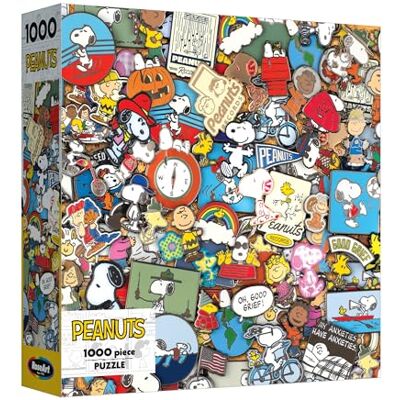 RoseArt Peanuts Peanuts Pins 1000 Teile Puzzle für Erwachsene Snoopy, Charlie Brown & Woodstock Collectible Collage Vibrant Peanuts Artwork 26,625 x 19,25 Zoll RoseArt Peanuts Peanuts Pins 1000 Teile Puzzle für Erwachsene Snoopy, Charlie Brown & Woodstock Collectible Collage Vibrant Peanuts Artwork 26,625 x 19,25 Zoll