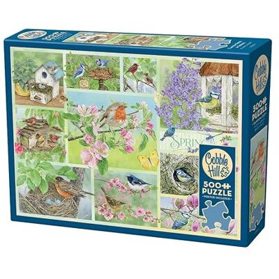 Cobble Hill Garten Vögel im Frühling XL Puzzle - Puzzlespiel Cobble Hill Garten Vögel im Frühling XL Puzzle - Puzzlespiel